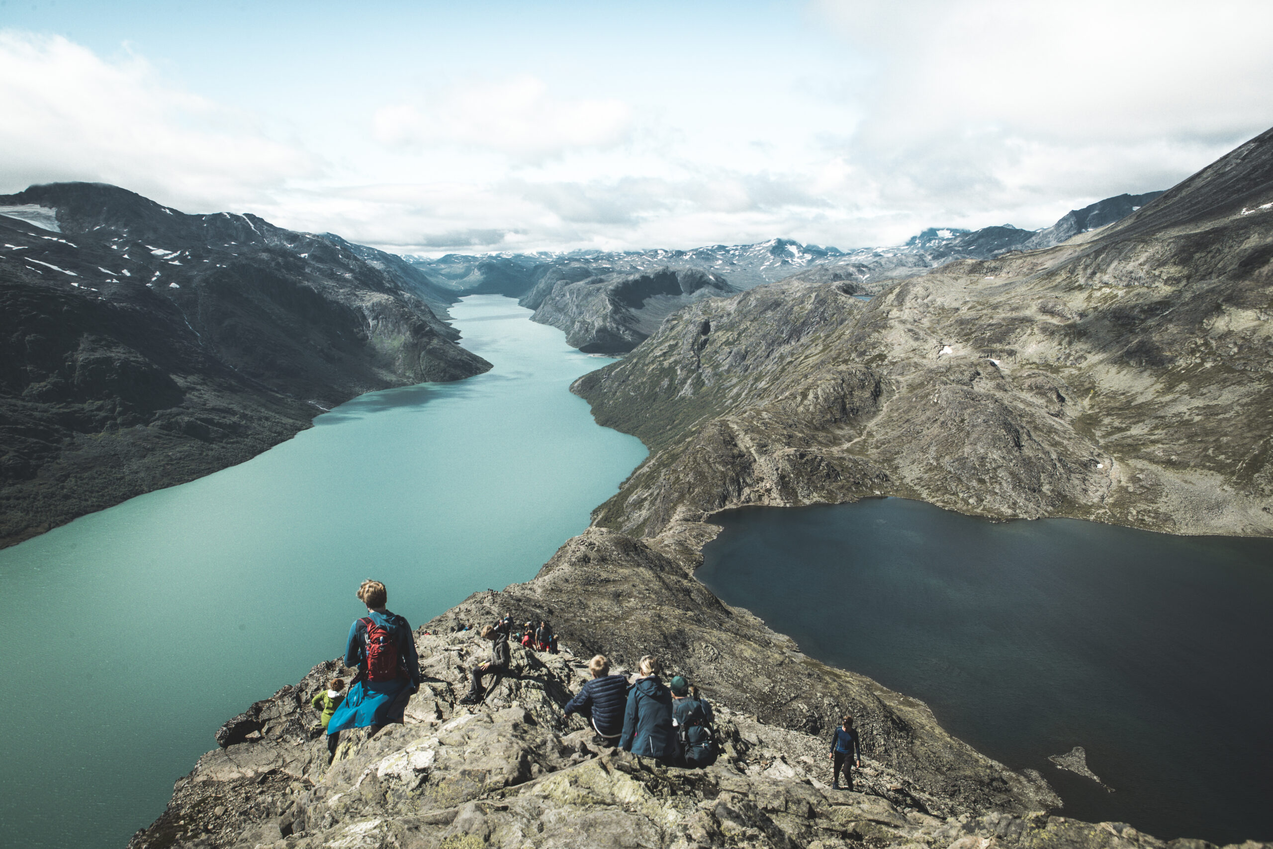Besseggen in Jotunheimen, Norway - view from the ridge